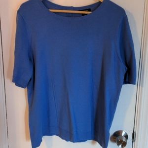 Elbow sleeve periwinkle sweater